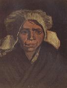 Vincent Van Gogh Head of a Peasant Woman with White Cap (nn04) USA oil painting artist